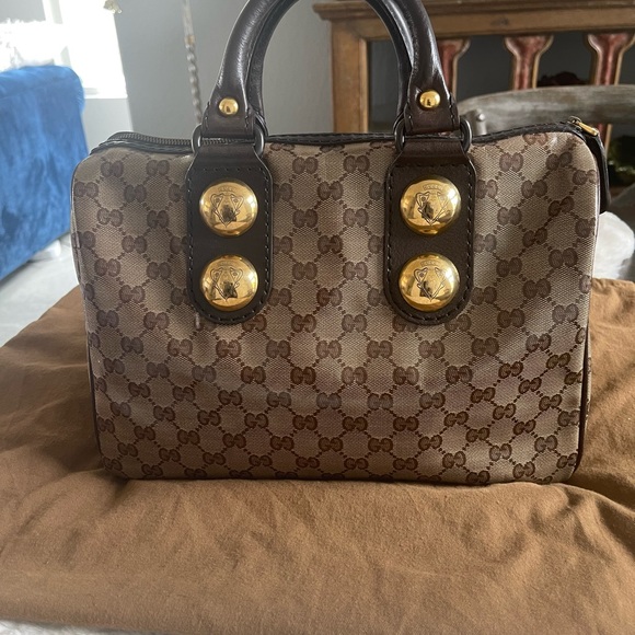 GUCCI VINTAGE Babouska limited edition Gucci Bag is made from signatureGG - Picture 3 of 11